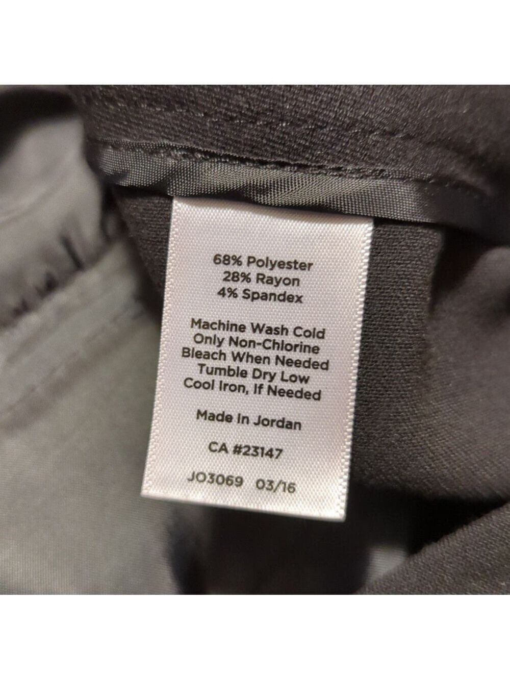 Talbots Women's Black Dress Pants Elastic Waist Size 16W Career Business Attire - Picture 10 of 11